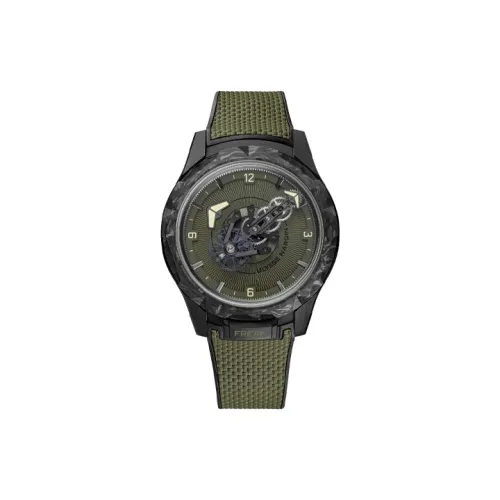 ULYSSE NARDIN Автоматический Механический Движение Мужские Часы Whimsy Series 44mm*13mm Зеленый
