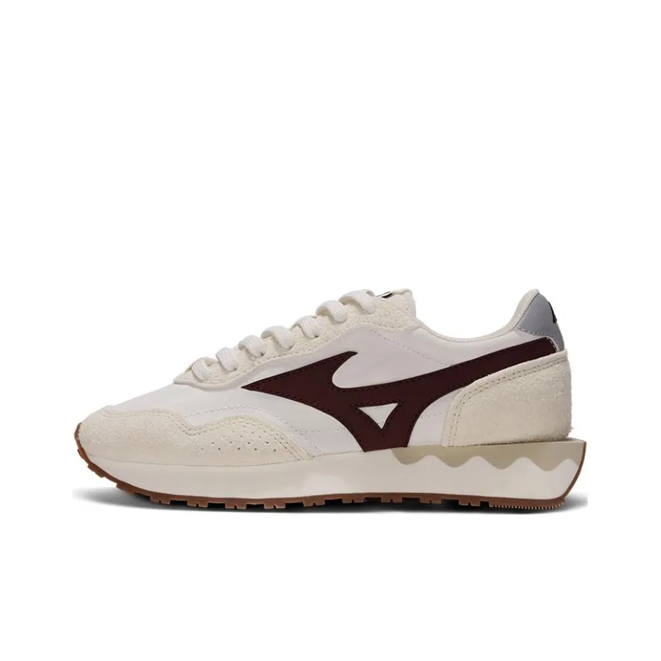 Mizuno LG 70s Low Top Casual Shoes Unisex White Red