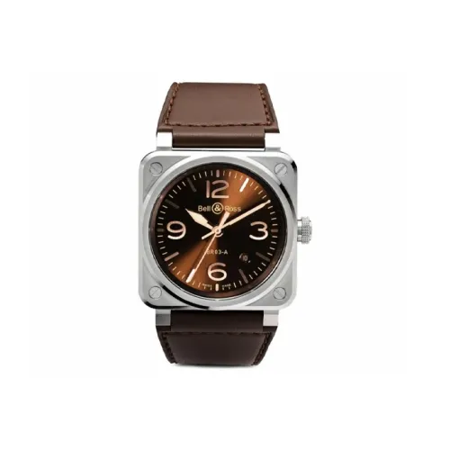BELL & ROSS Автоматический Механический Movement Мужские Часы 41mm*10mm Коричневый