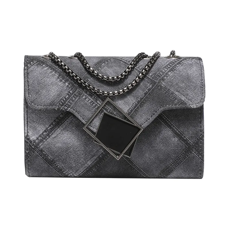 OUZIHUANG ПУ (полиуретан) Сумка через плечо Стандартная Женская Серый