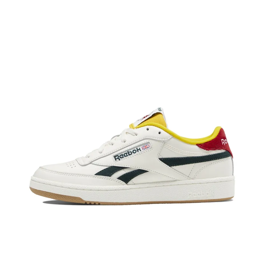 Reebok Club C Revenge Fashion Casual Skate Shoes Unisex White Green