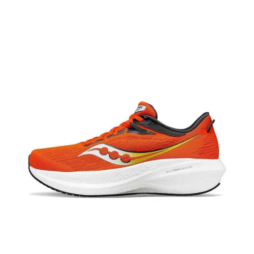 Saucony Triumph 21 Беговые кроссовки Низкие Апельсиновые Мужские