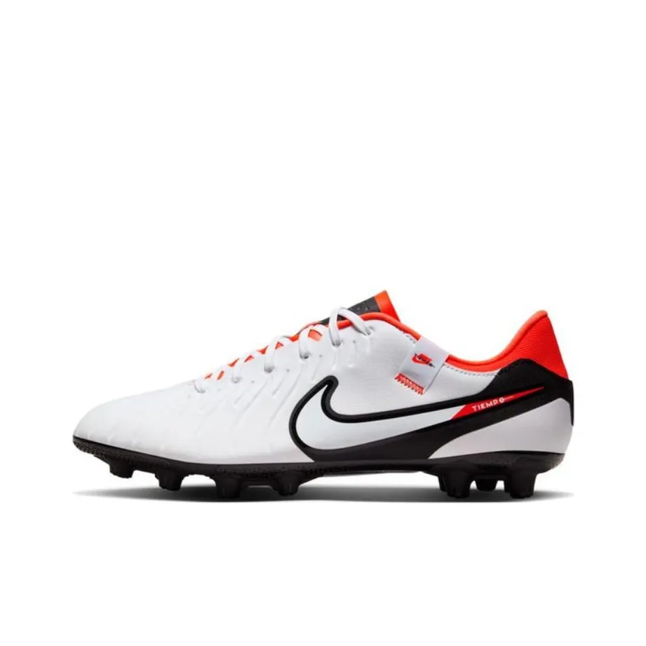 Nike Tiempo Legend 10 Pro Hg Low Top 'White Bright Crimson'