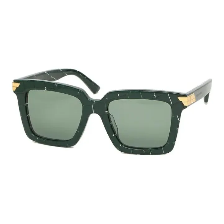 Bottega Veneta Square Sunglasses Women's Green