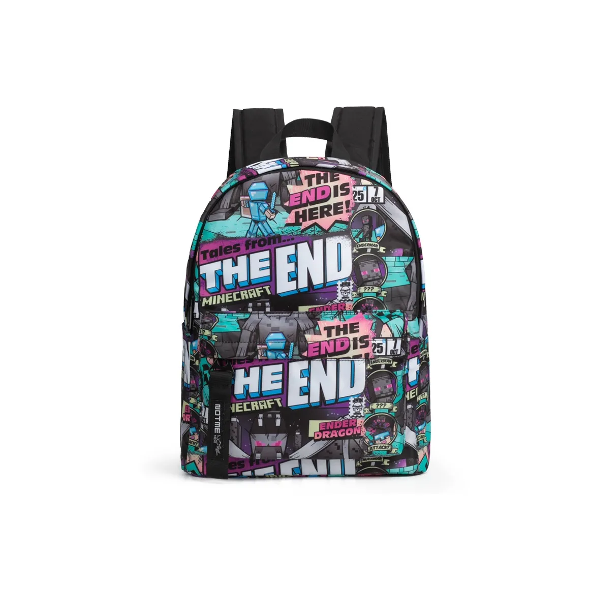 NOT ME Polyester Backpack Unisex Tech Black