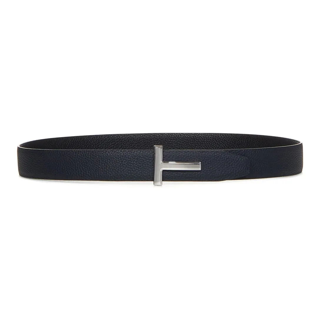 TOM FORD T Logo Buckle Belt