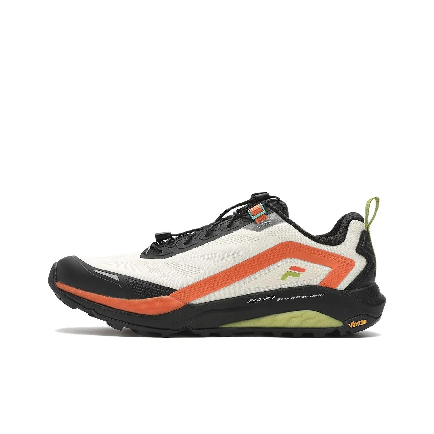 FILA SPD LYNX 2 Durable Breathable Lightweight Low Top Trail Running Running Chuck shoes Men's White Gray