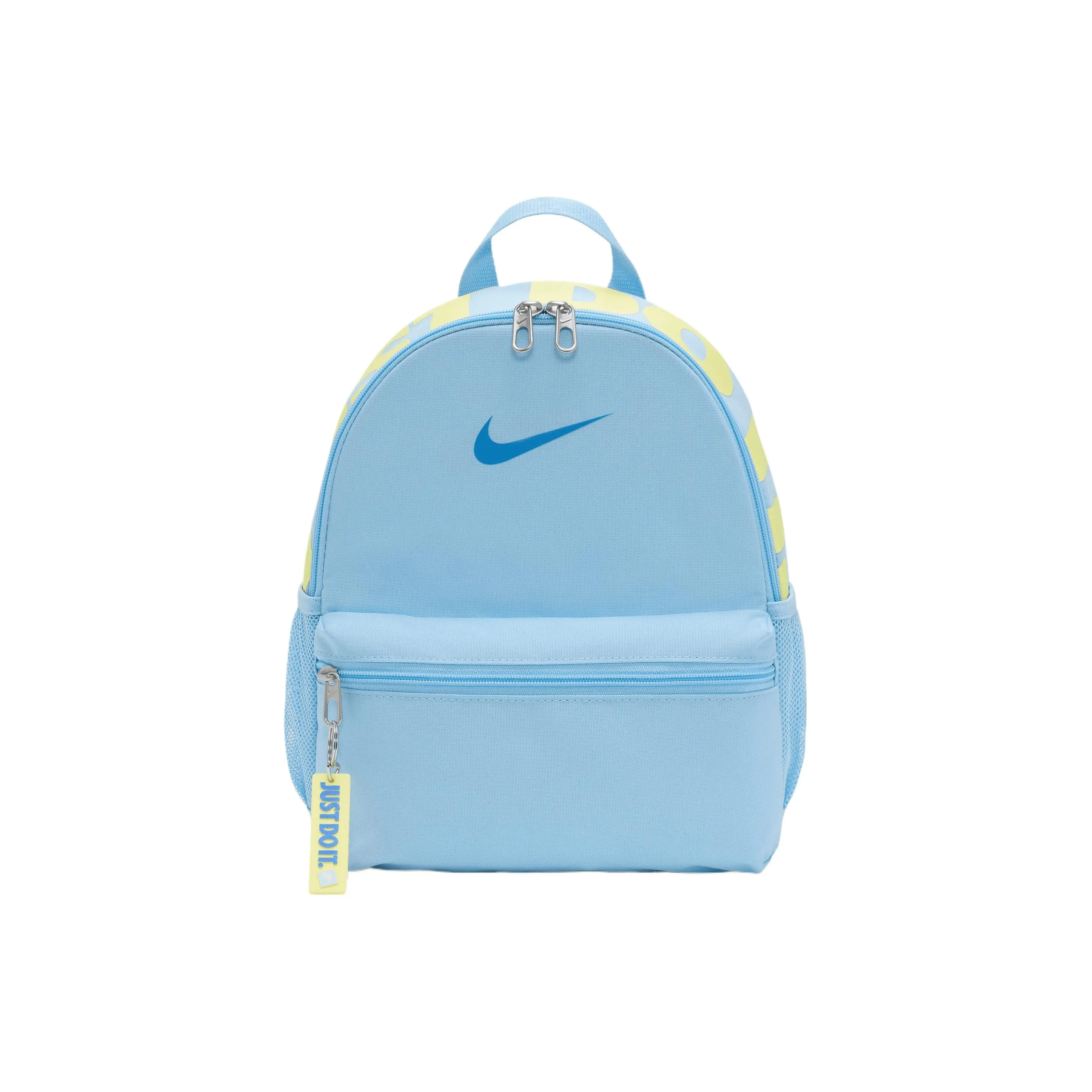 Nike Polyester Backpack Mini Women's Aquarius Blue & Light Laser Orange & Photo Blue