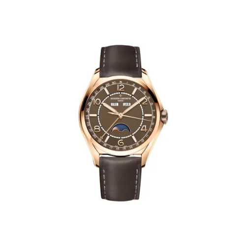 Vacheron Constantin Автоматический Механический Movement Мужские Часы Wu Lu Zhi Type Collection FIFTYSIX 40mm*11,6mm Коричневый
