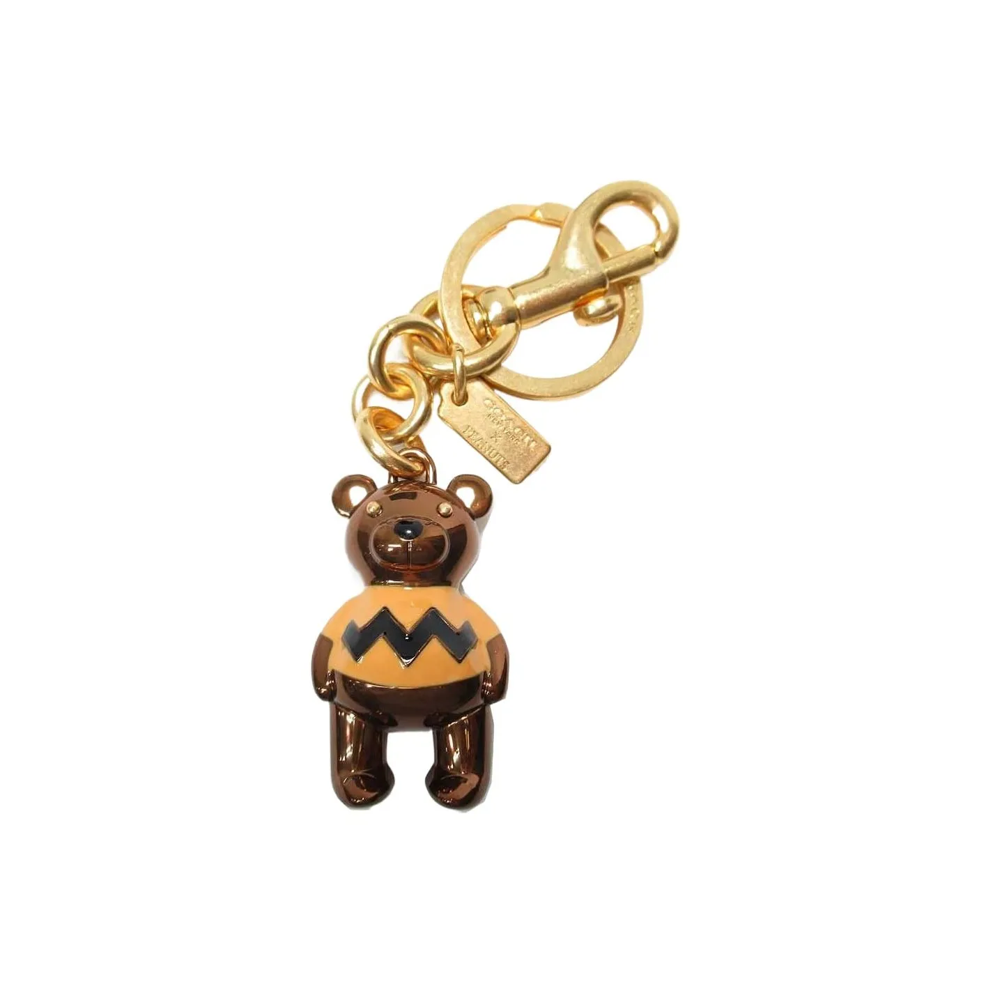 COACH X Peanuts Collaboration Metal Bag Accessory Unisex Multicolor