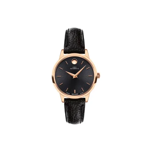 MOVADO Автоматический Механический Movement Женские Часы 30MM*8,25mm Черные