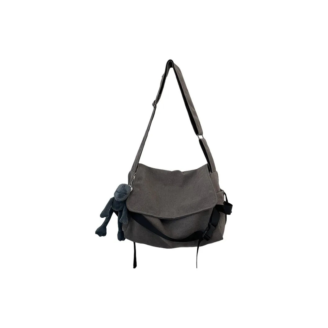 BAODIDAISHU Холст Курьерская сумка Сумка через плечо Стандартная Мужская Черная Серая