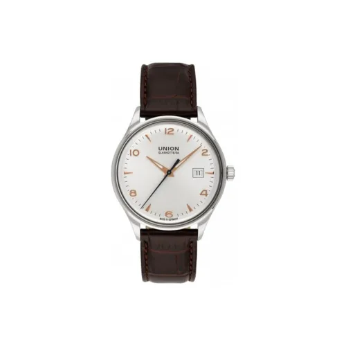 UNION GLASHUTTE/SA Механические Мужские Часы Movement 40mm*9,95mm Серебряные