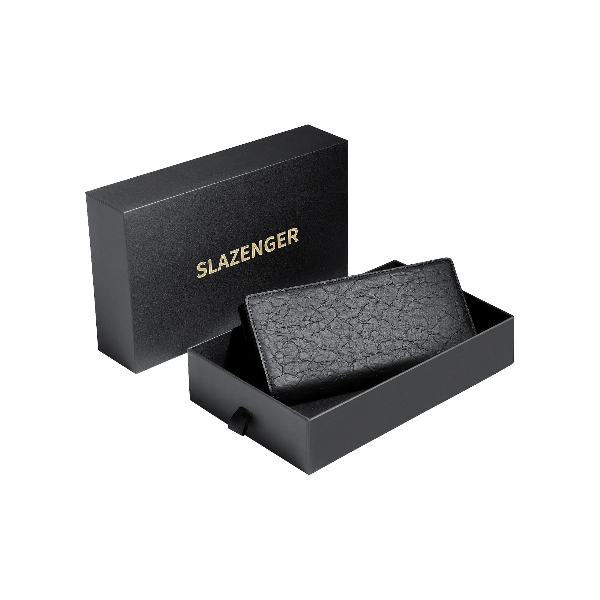 Slazenger ПУ (полиуретан) Картхолдер Кошелек Мужской Черный