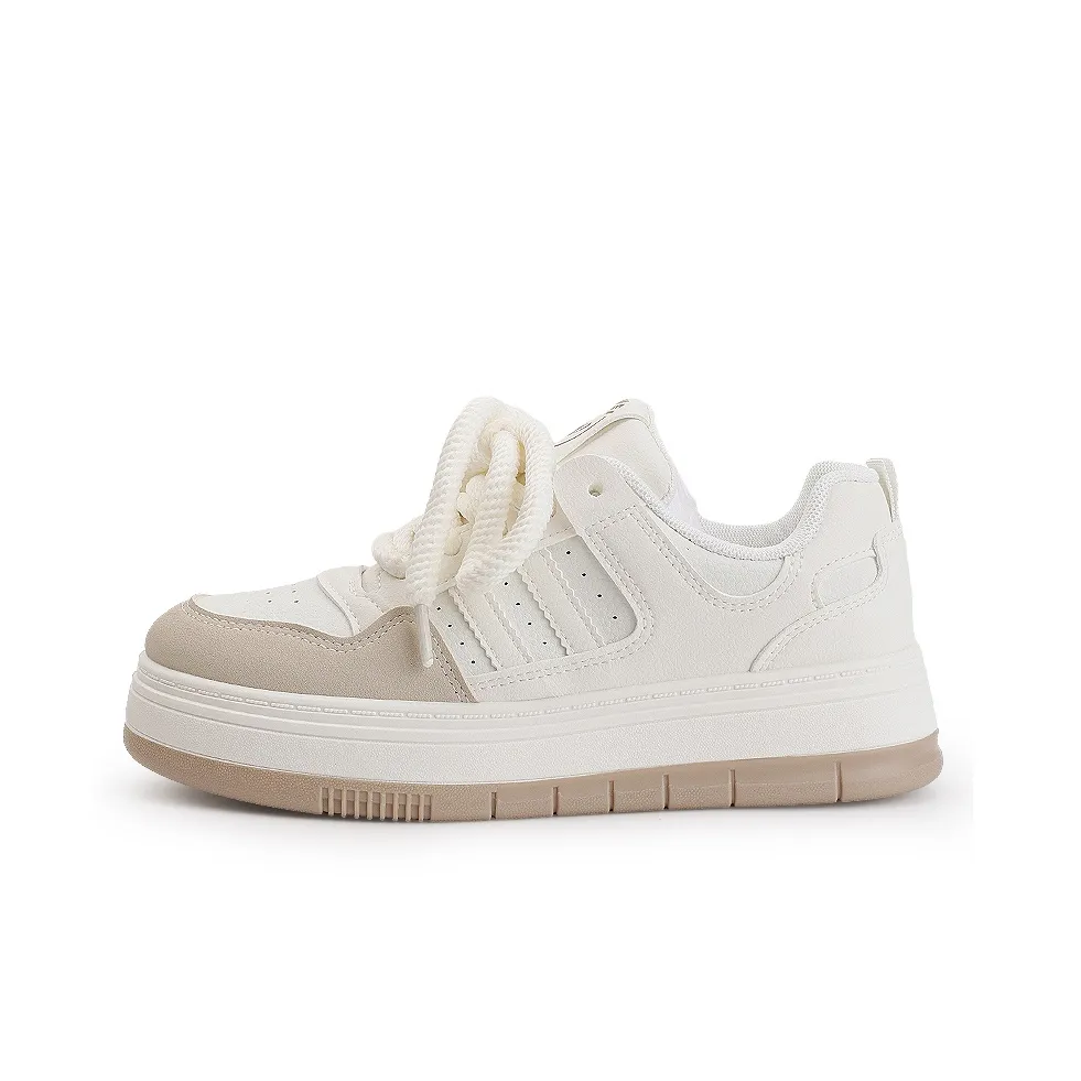 Miss Zhang Износостойкий противоскользящий низкий топ повседневная обувь для женщин бежевый коричневый