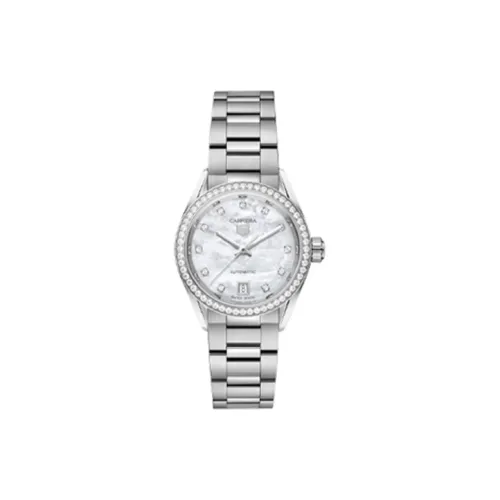 TAG HEUER Автоматический Механический Movement Женские Carrera Collection Часы 29 мм Белые