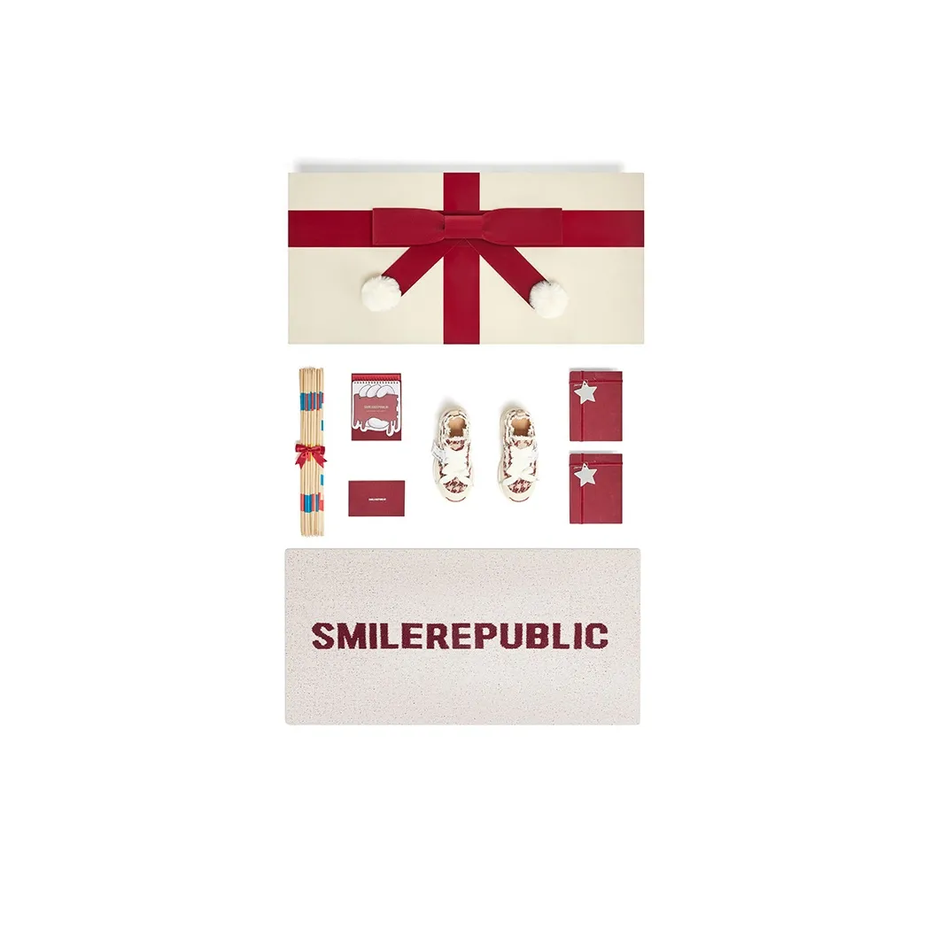 SMILEREPUBLIC Кеды Унисекс Бордовый