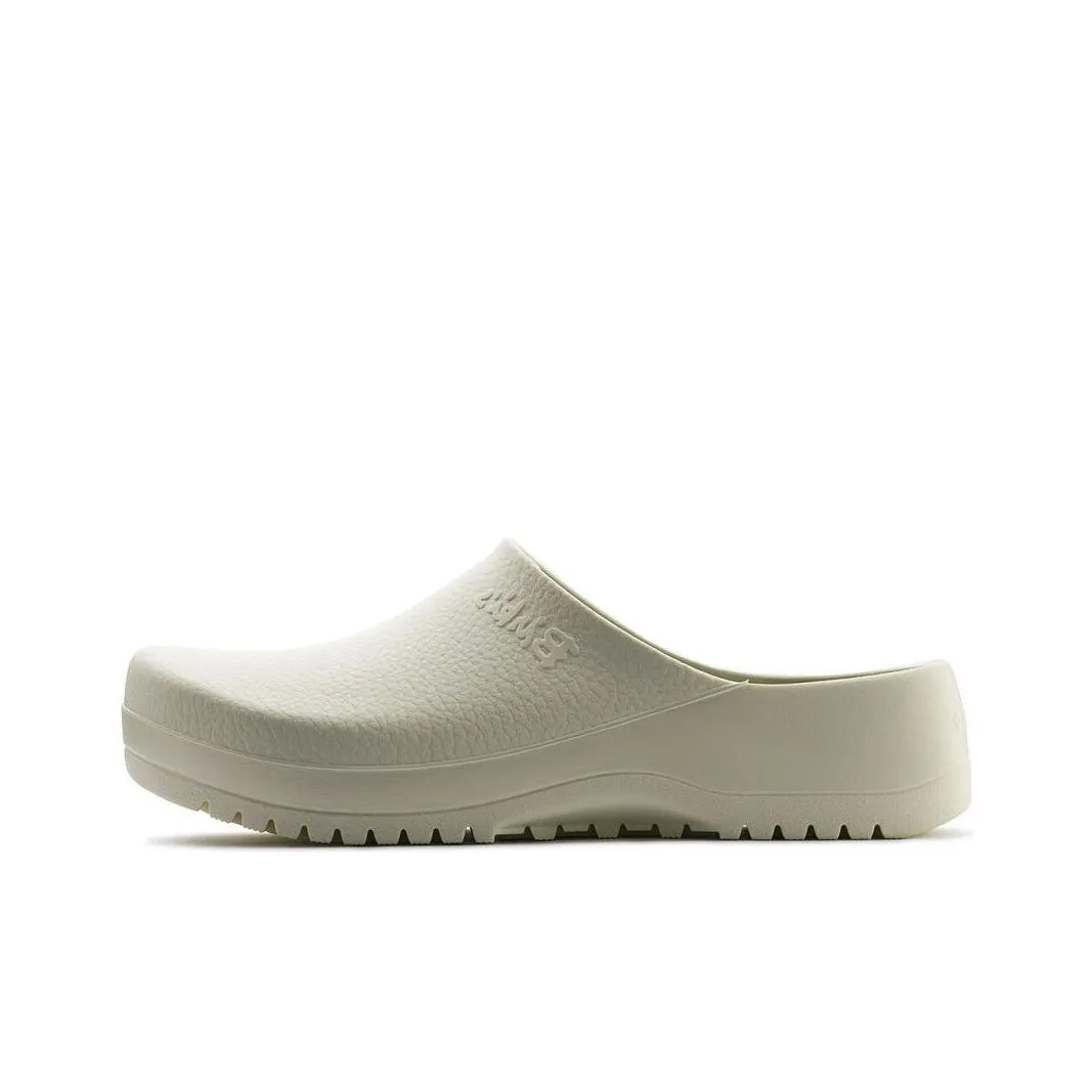 Birkenstock Closed Toe Slippers Unisex White