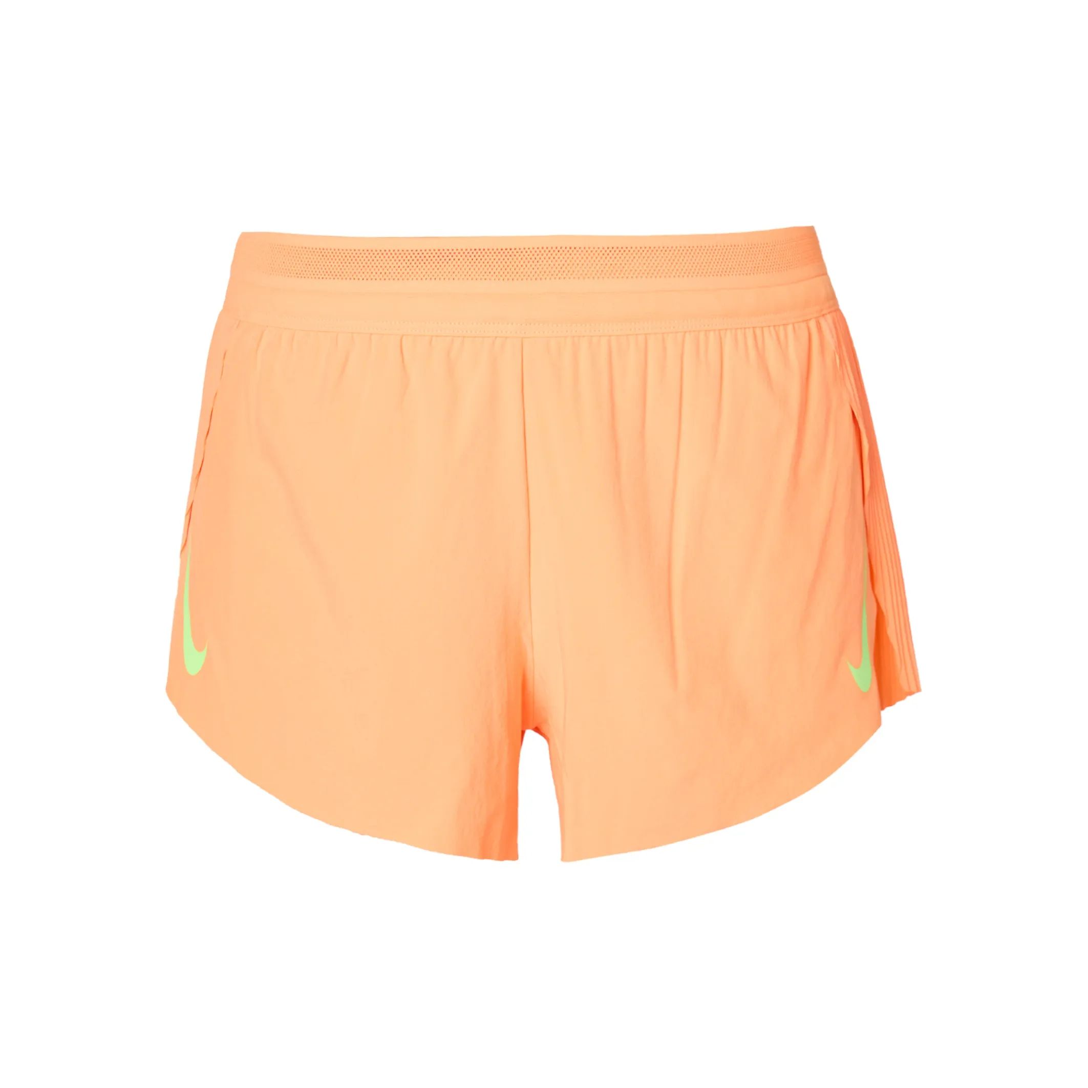 Nike Aero Swift Mid Rise Fitness Women's Casual Shorts Orange