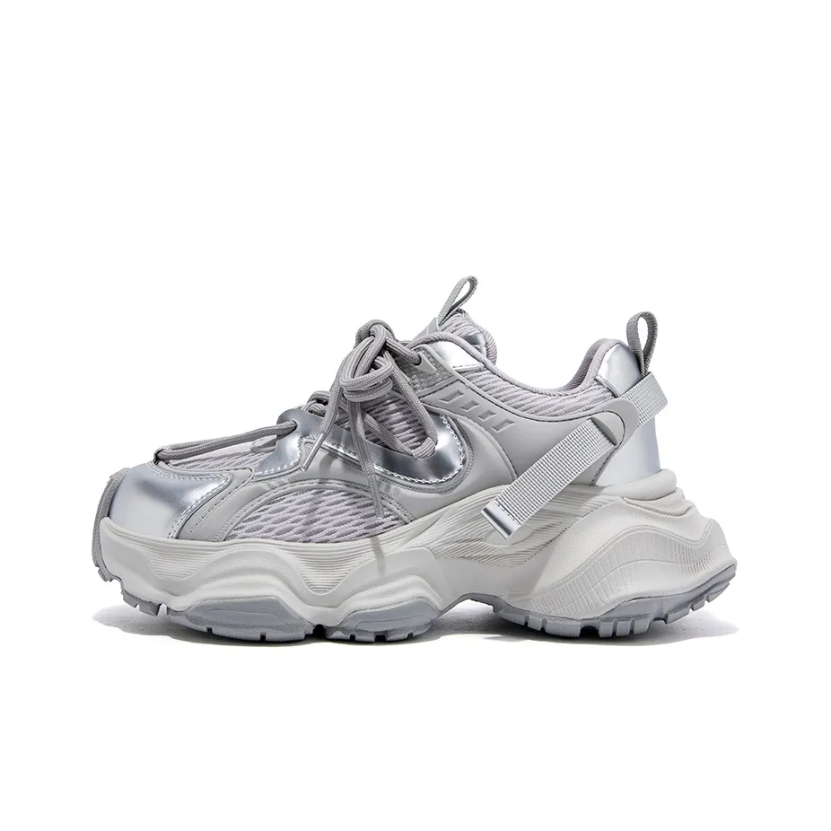FALLINMISS Nebula Shoes Collection Breathable Lightweight Height Increasing Low Top Chunky Sneakers 6CM Women's