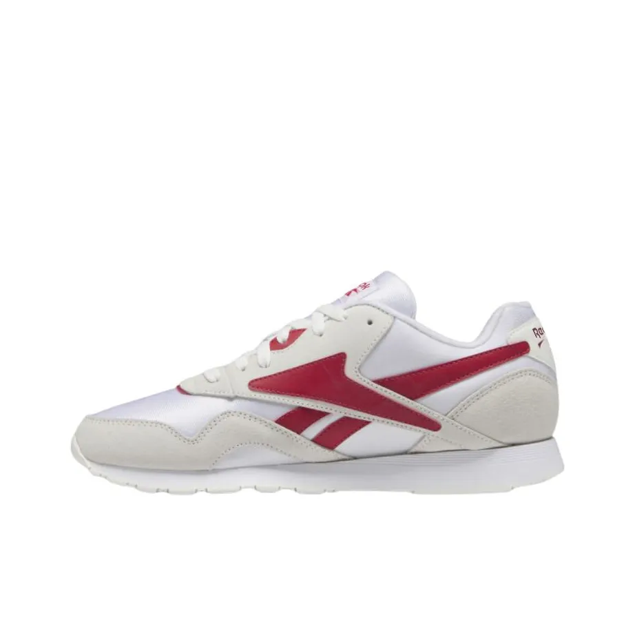 Reebok совместный Classic Nylon Плюс 1994 Low Топ Беговые кроссовки Унисекс Белый серый красный