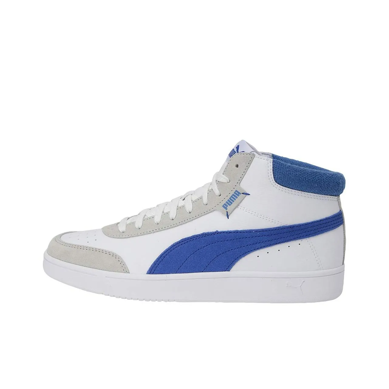 PUMA Court Legend MID Топ Кроссовки для скейтбординга Мужские Белый Синий