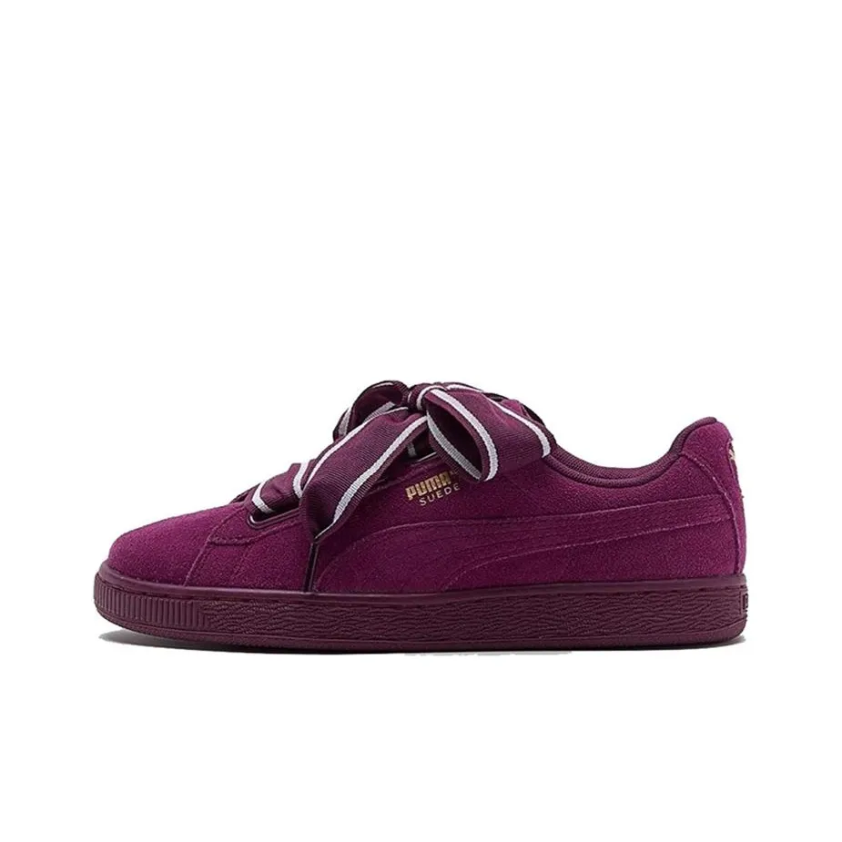 PUMA Suede Heart Satin 2 'Dark Purple' Women's