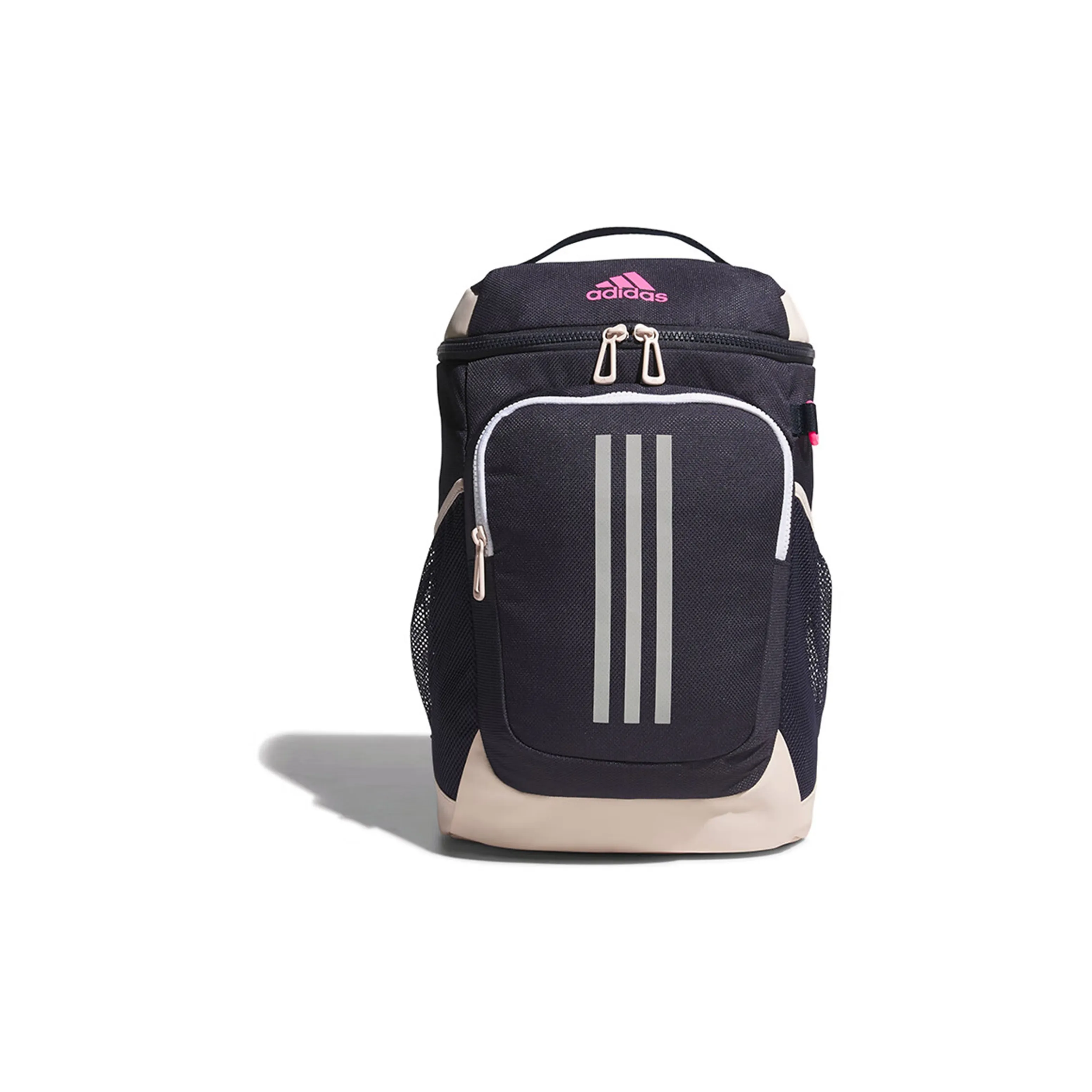 Adidas Recycled Polyester Jacquard Fabric Backpack Regular Unisex Black & Ecru