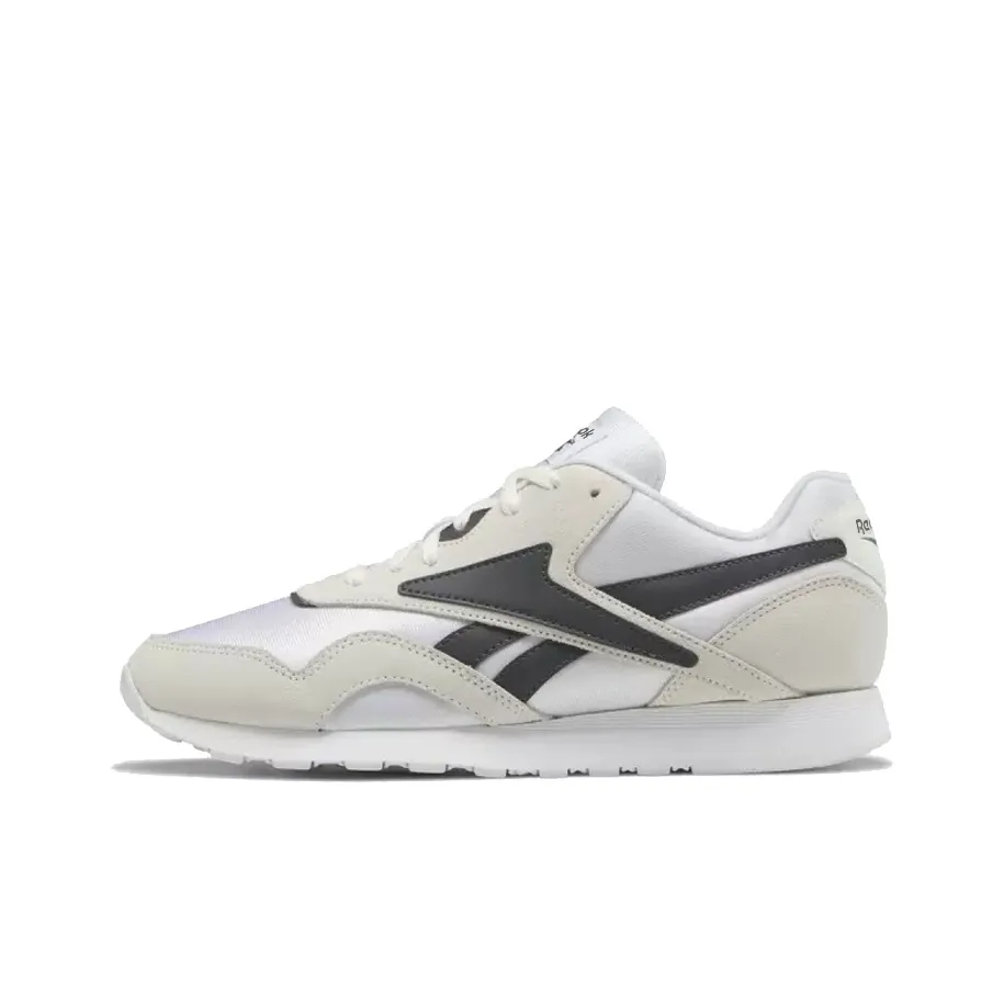 Reebok совместный Classic Nylon Low Топ Устойчивый к истиранию Повседневный Унисекс Серый Белый Черный