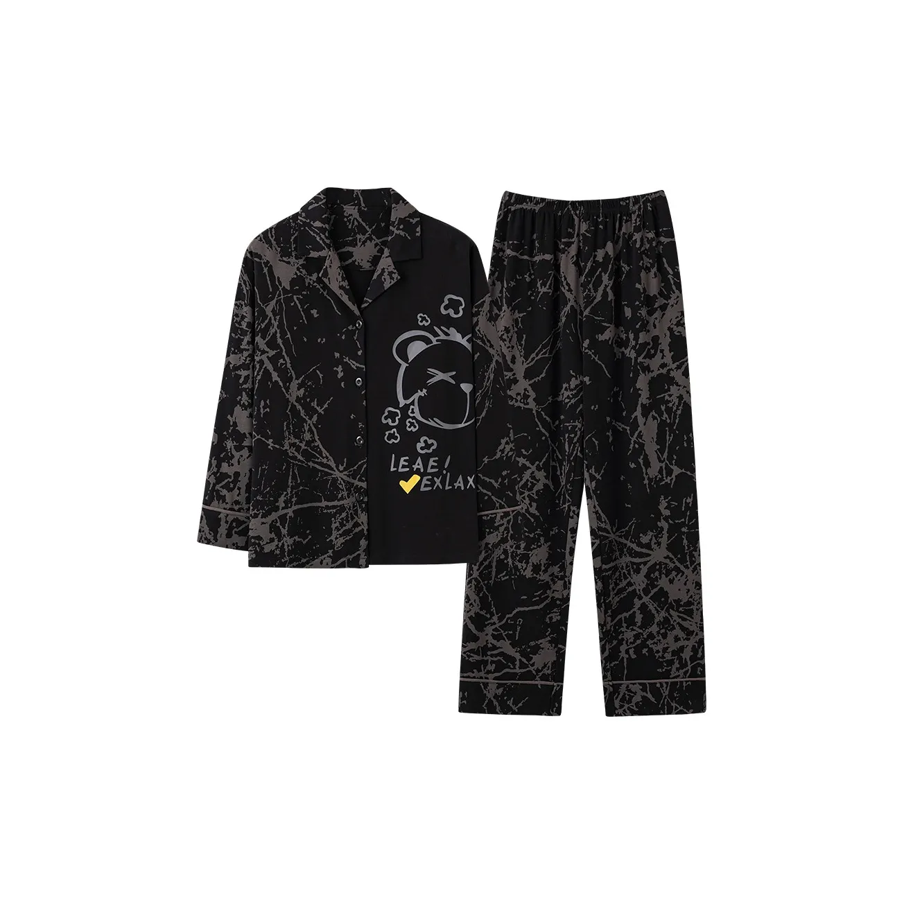 Сон Outerwear Ready Students Dormitory Home Pajama Set Unisex