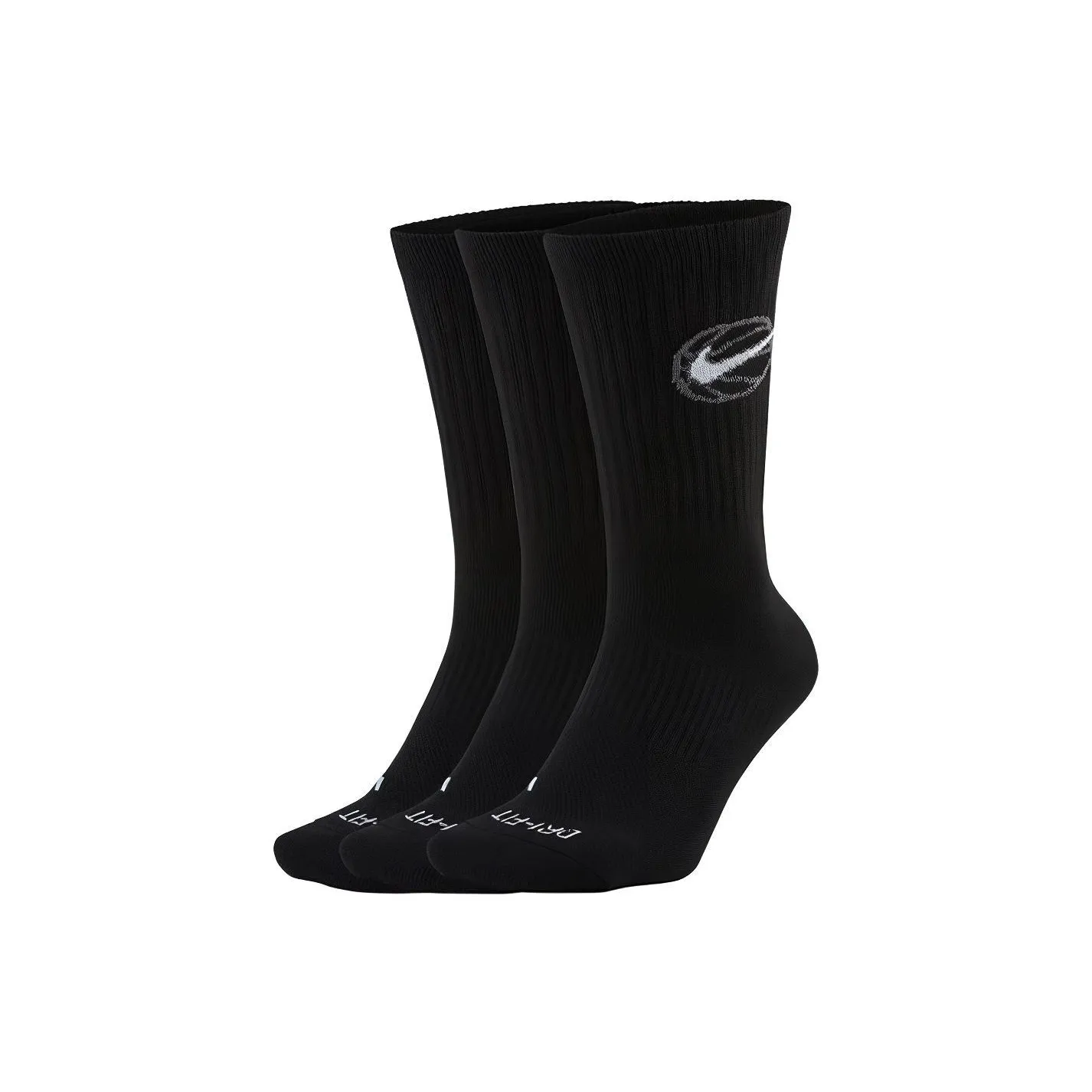 Nike Everyday Crew Basketball Socks 3 Pair