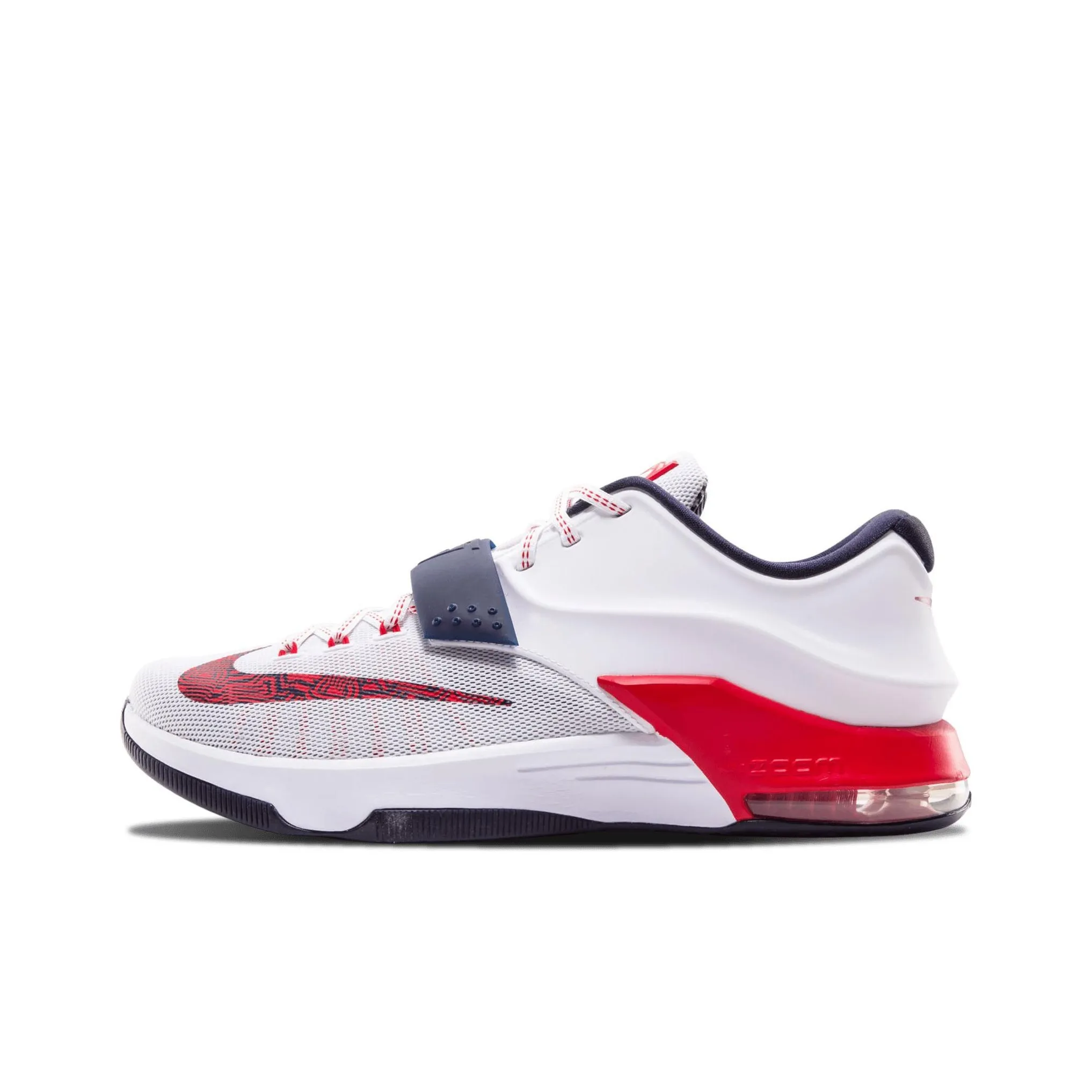 Nike KD 7 США KD 7 Нескользящий Легкий Низкий Топ Баскетбольные кроссовки Мужской Белый