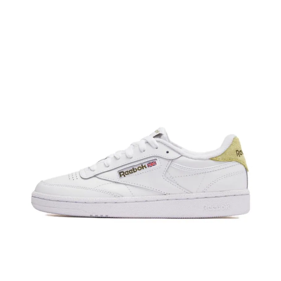 Reebok Club C Series 85 Low Топ Кроссовки для скейтбординга Женские Белые Зеленые