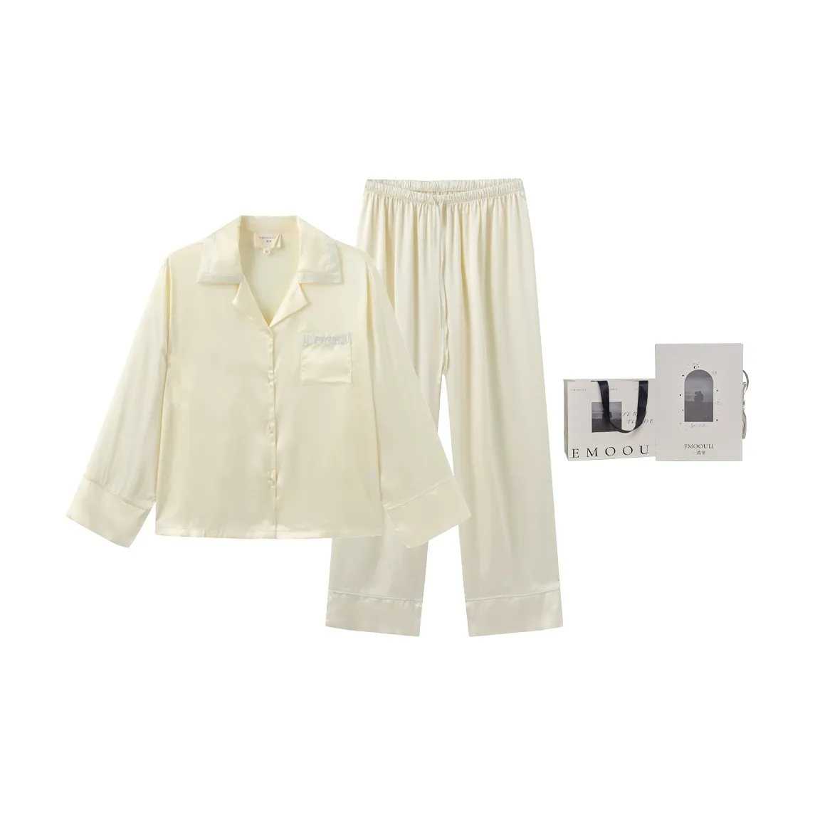 EMOOULI Pajama Gift Box Women's Light Green
