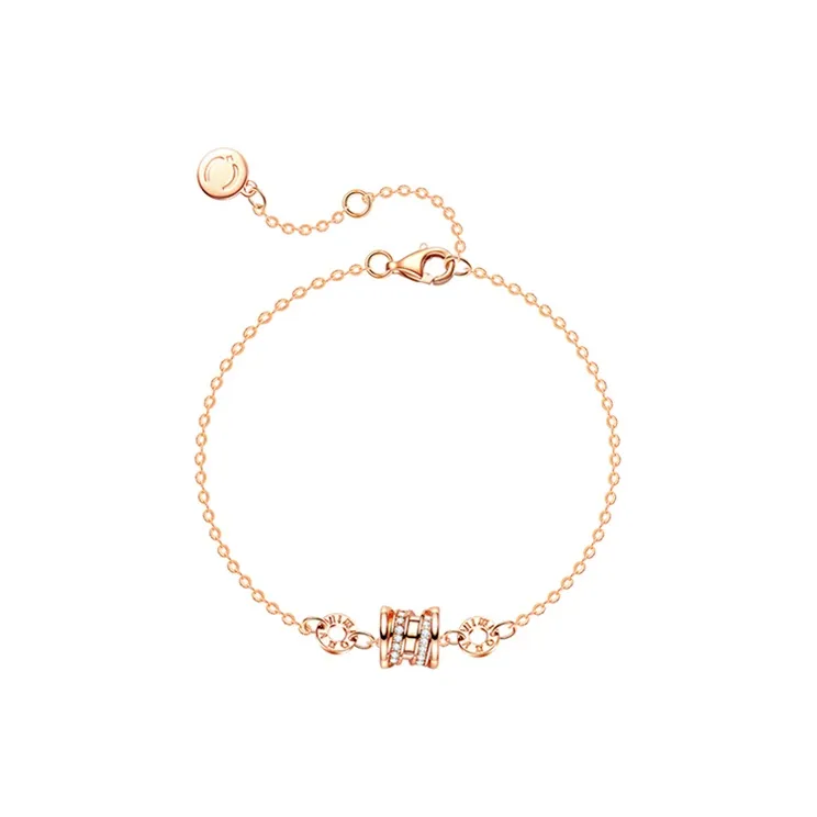 FANCI 925 Sterling Silver Bracelets Women's Silver Rose Gold