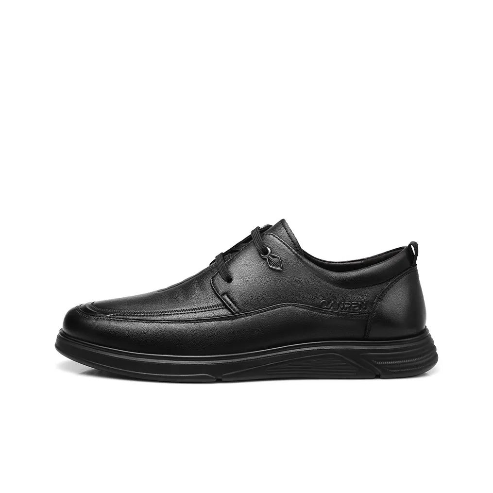 Strongman 3515 Spring And Fall Lace Up Business Leather Shoes Middle Aged Dad Sneakers Men's