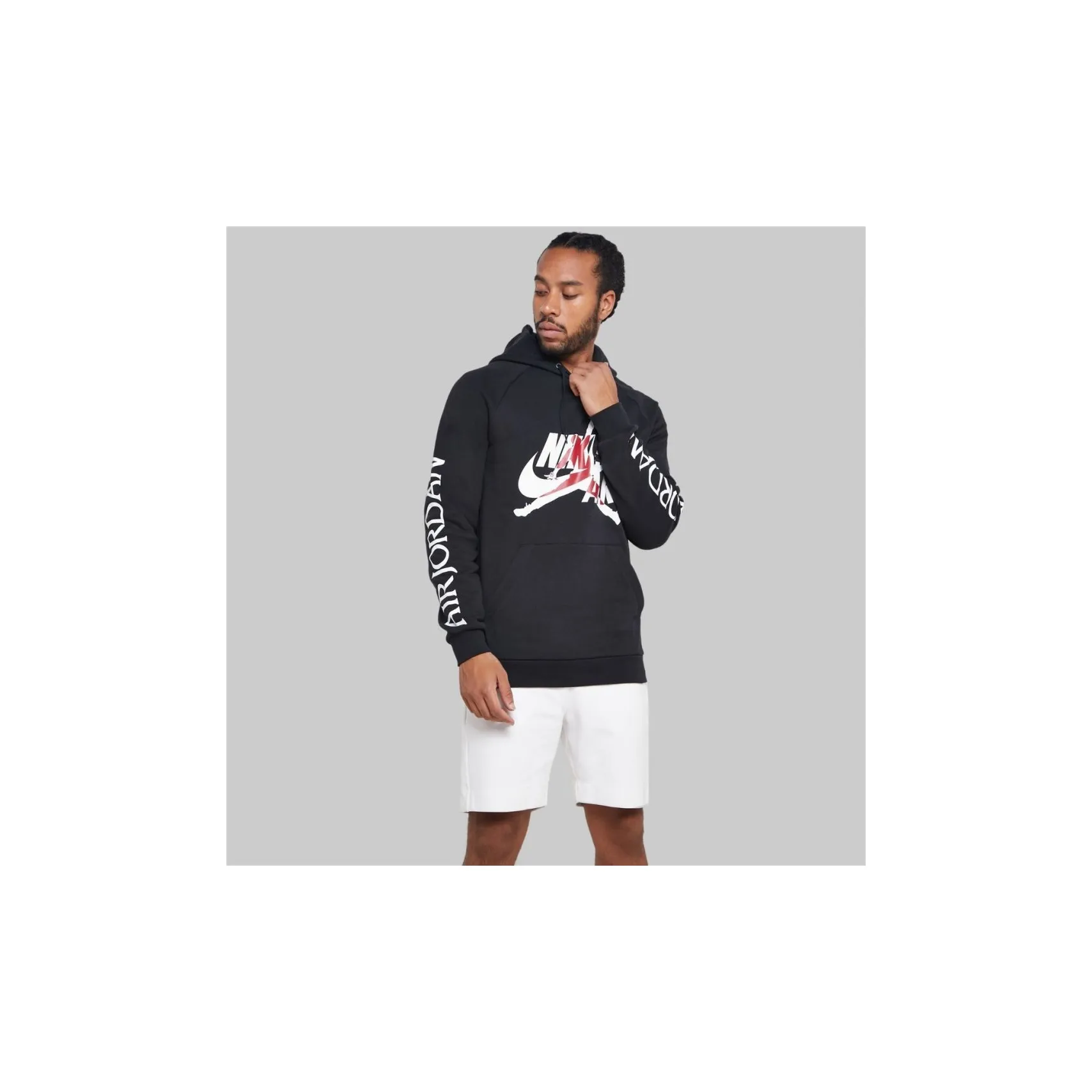 JORDAN Jumpman Classic Sleeve Print Hoodie