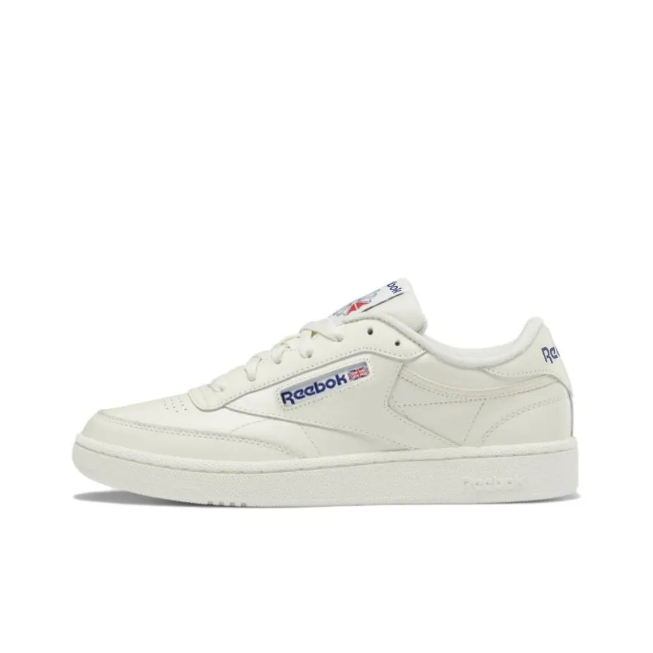 Reebok Club C Series 85 Low Топ Скейтборд Кроссовки Унисекс Белый Синий