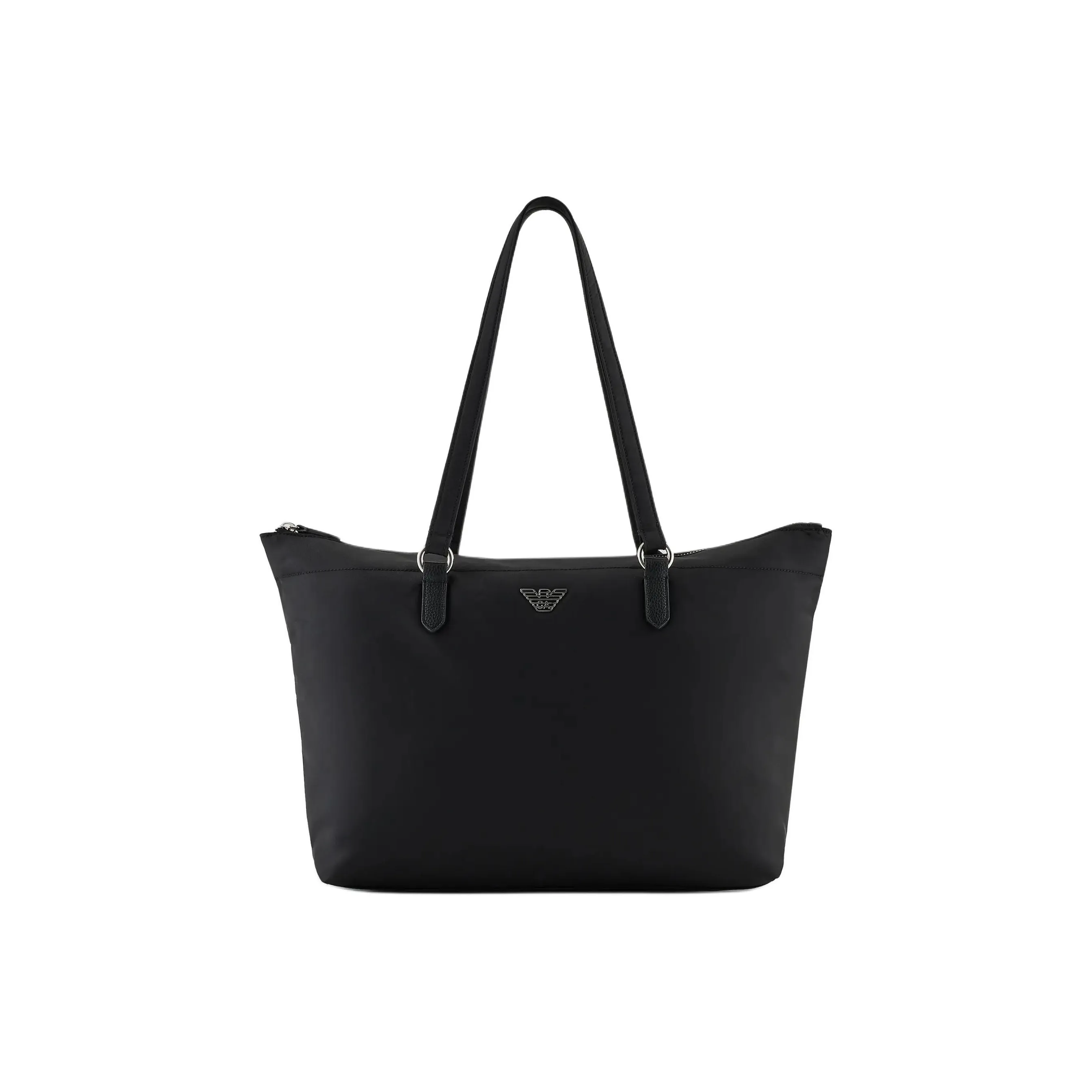 EMPORIO ARMANI Полиамид Тоут Сумка Сумка для покупок Сумка на одно плечо Средняя Женская Черная