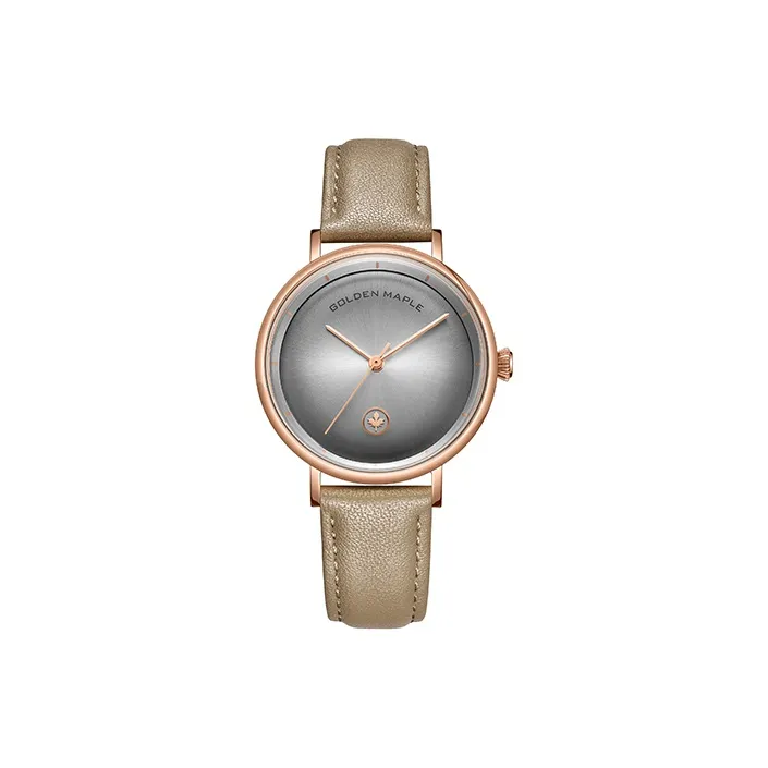 Golden Maple Ivy Green Collection Кварцевый механизм Часы Унисекс Многоцветный Циферблат часов GM2001GB