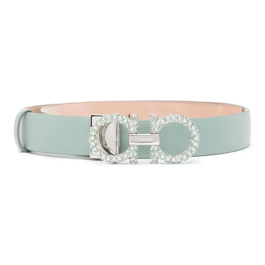 Ferragamo Gancini-buckle Leather Belt