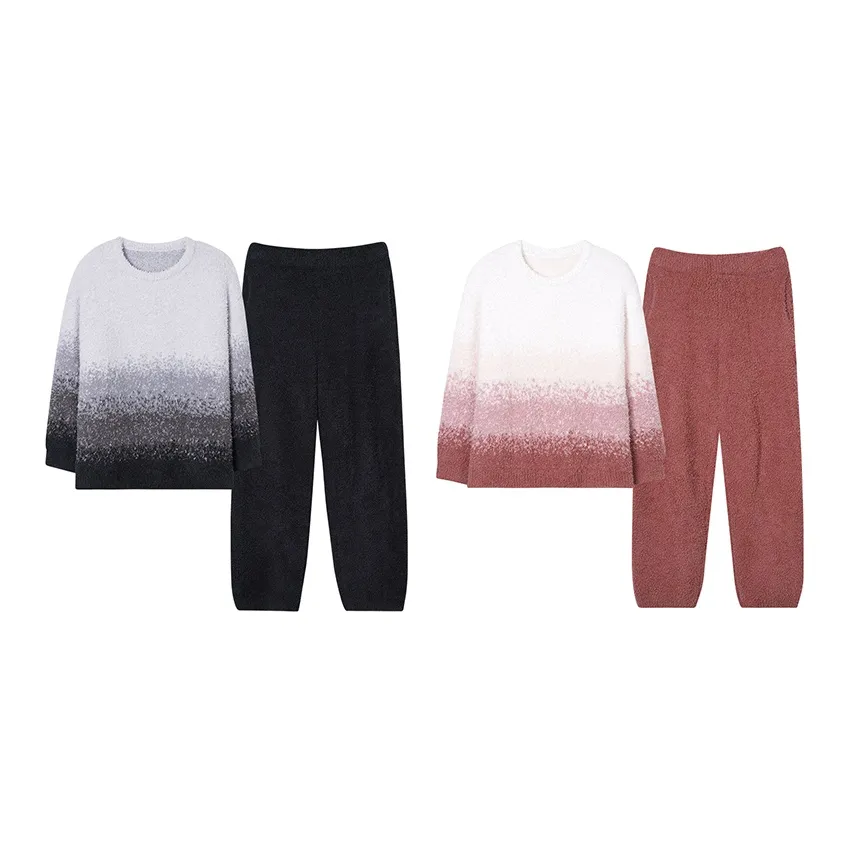 Sha Qian Пижамный комплект Осенний и Зимний Унисекс