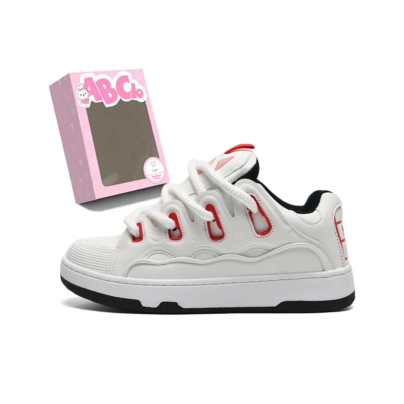 ABCIO Низкий топ Скейтборд Кроссовки Унисекс Коробка Включено