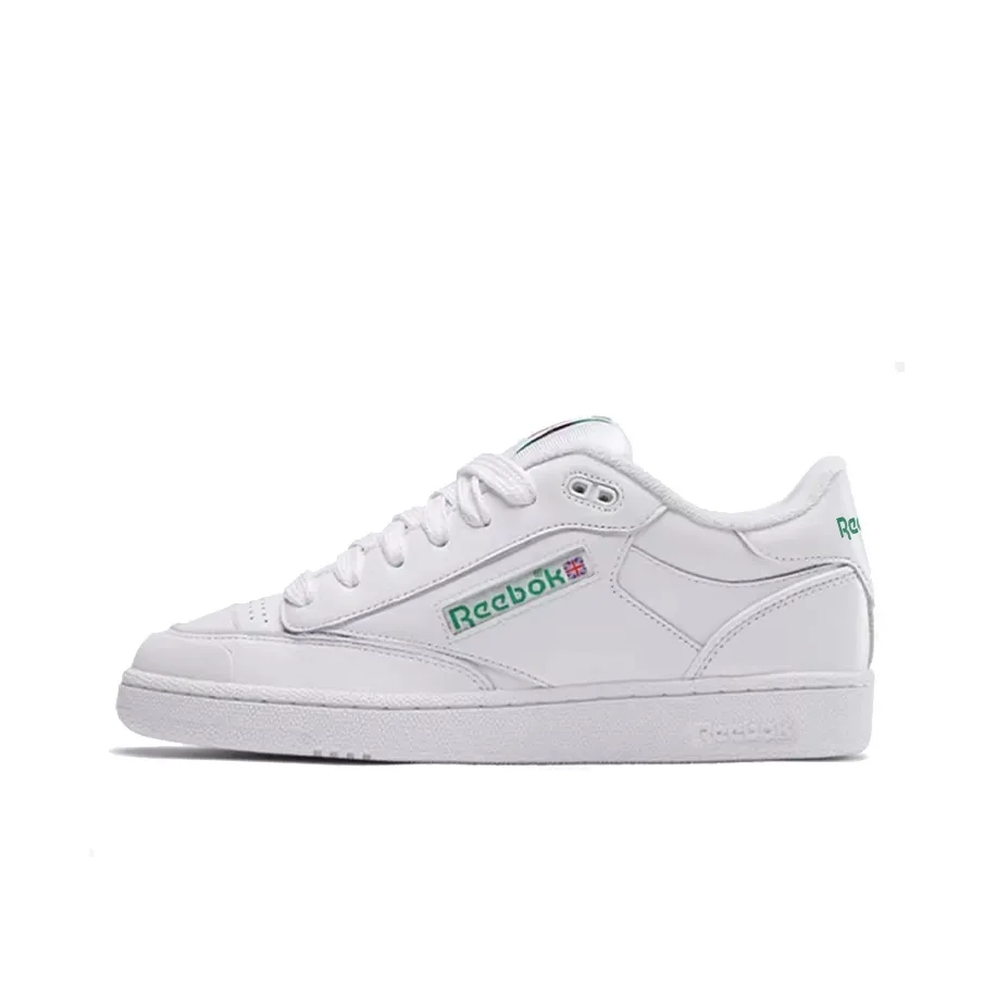 Beams X Reebok Club C Series Skateboard Shoes Unisex Low Top White