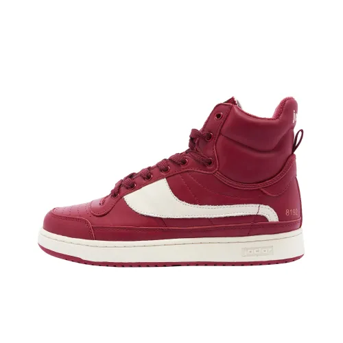 JACLAR Винтажные баскетбольные кроссовки High Top Рубиново-красный Унисекс