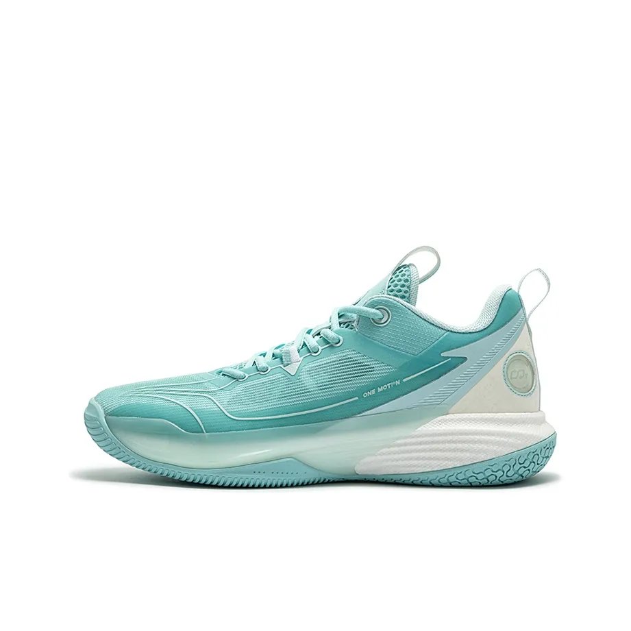 361° ONE MOTION Wave Series Basketball Shoes Men's Low Top Aquatic Blue/Sheer Blue