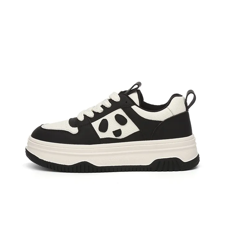 DAPHNE High-Top Skateboard Shoes Women's Black White
