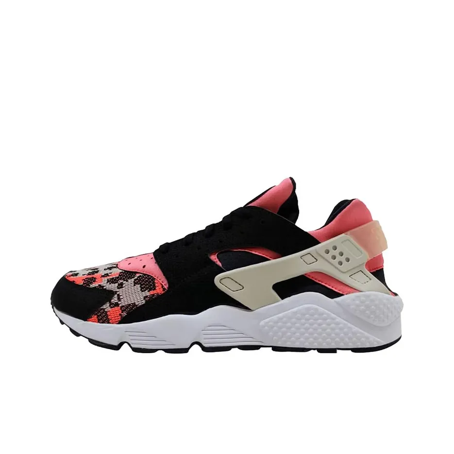 Nike Air Huarache Run Pa Black/Light Bone Hot Lava White Women's