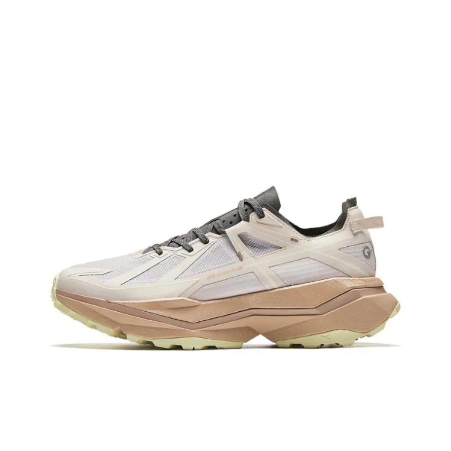 Anta Falcon Hunting Cushioned Wear Resistant Breathable Rebound Low Top Running Shoes Men's Gray
