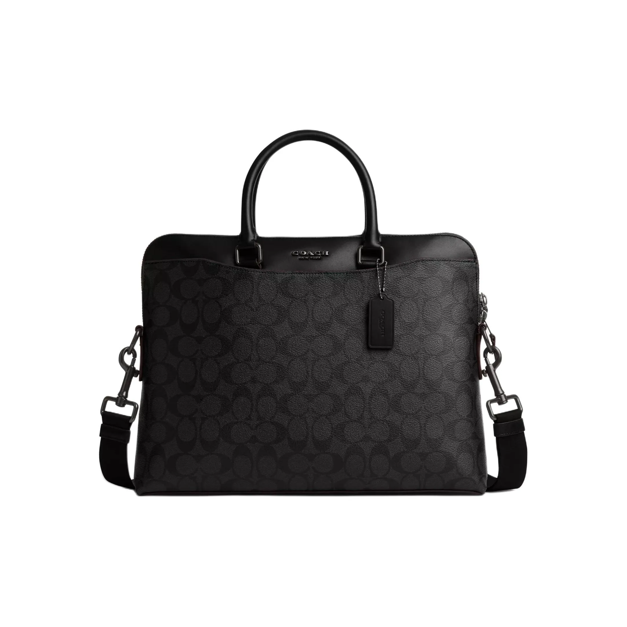 COACH Beckett Leather Shoulder Bag, Crossbody Bag, Handbag Men's Black